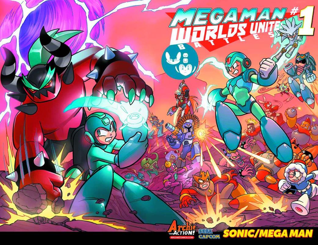 MEGA MAN WORLDS UNITE BATTLES #1 REG CVR