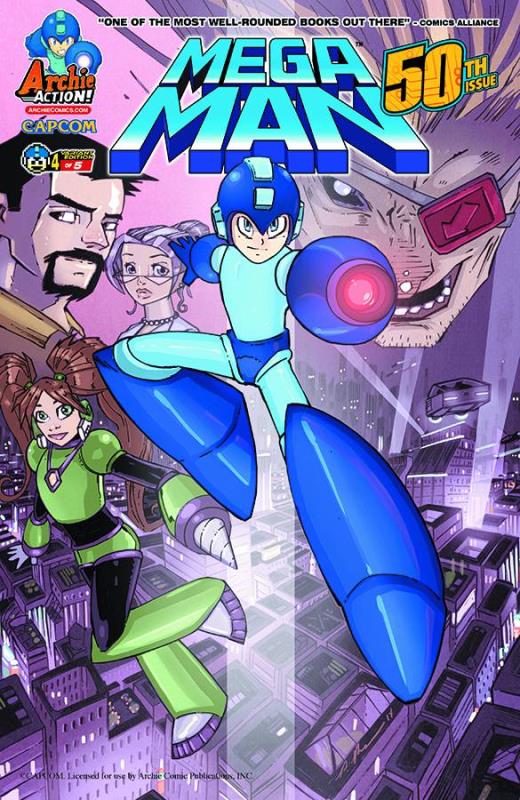 MEGA MAN #50 PATRICK THOMAS PARNELL VARIANT CVR