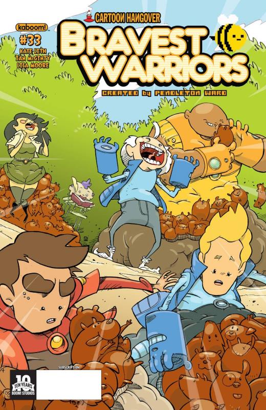 BRAVEST WARRIORS #33 SUBSCRIPTION FONTANA VARIANT