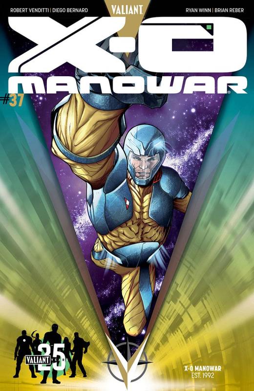 X-O MANOWAR #37 CVR B 25TH ANNV SANDOVAL