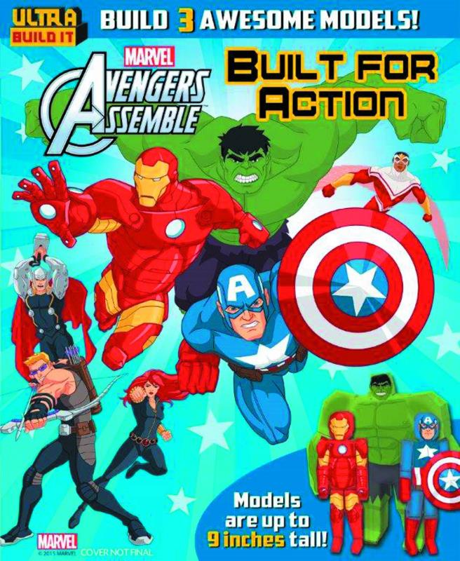 MARVEL AVENGERS ASSEMBLE BUILT FOR ACTION ULTRA BUILD IT