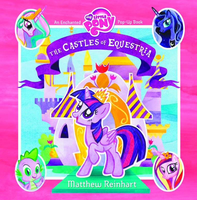 MY LITTLE PONY CASTLES OF EQUESTRIA POP UP BOOK HARDCOVER