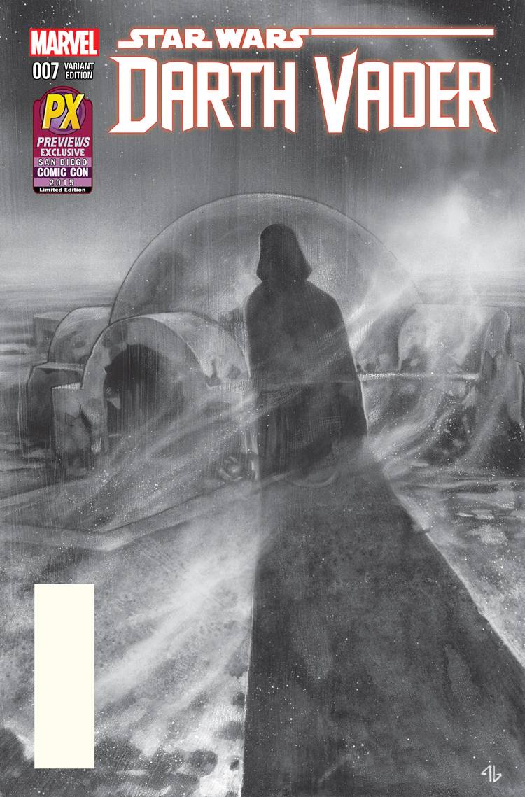 SDCC 2015 DARTH VADER #7 GRANOV B&W VAR