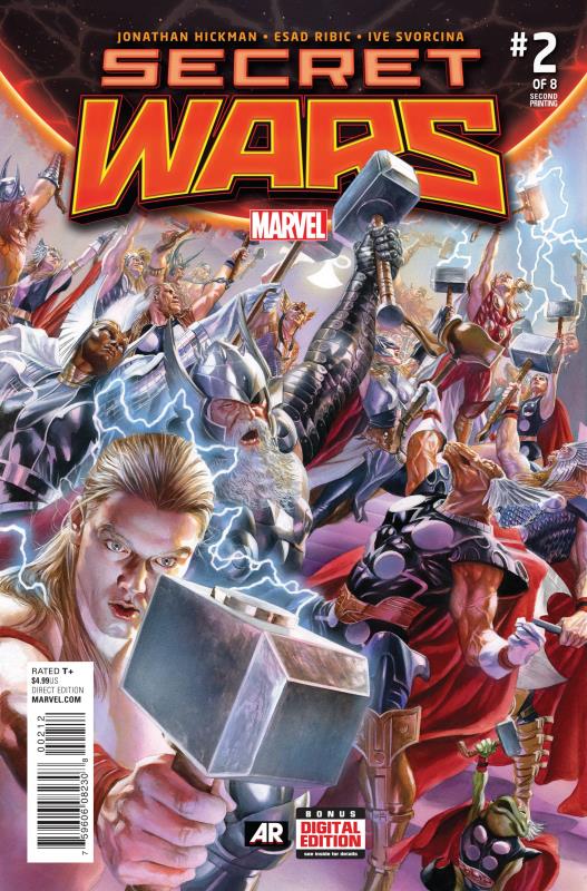 SECRET WARS #2 (OF 8) ROSS 2ND PTG VARIANT