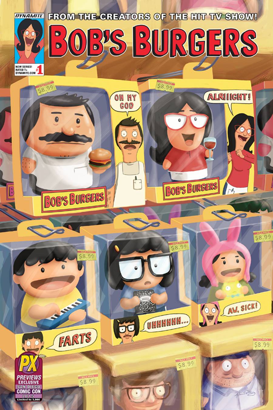 SDCC 2015 BOBS BURGERS ONGOING #1