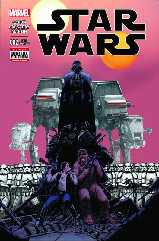 STAR WARS #2 CASSADAY 5TH PTG VARIANT