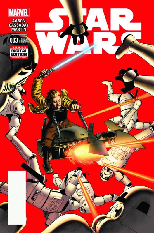 STAR WARS #3 CASSADAY 3RD PTG (PP #1182)