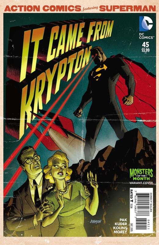 ACTION COMICS #45 MONSTERS VARIANT ED