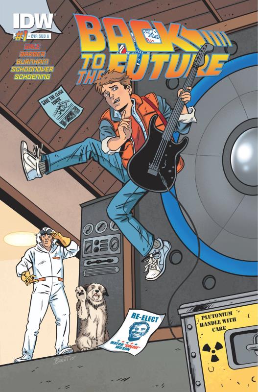 BACK TO THE FUTURE #1 (OF 4) SUB A CVR