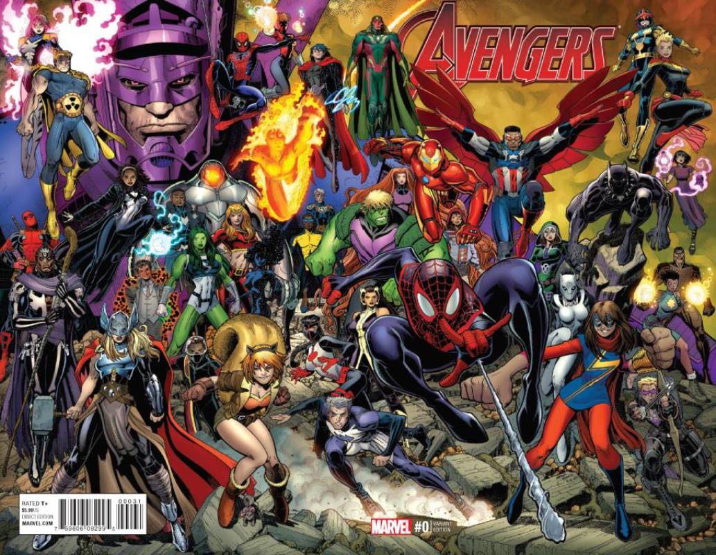 AVENGERS #0 1:25 ART ADAMS WRAPAROUND VARIANT