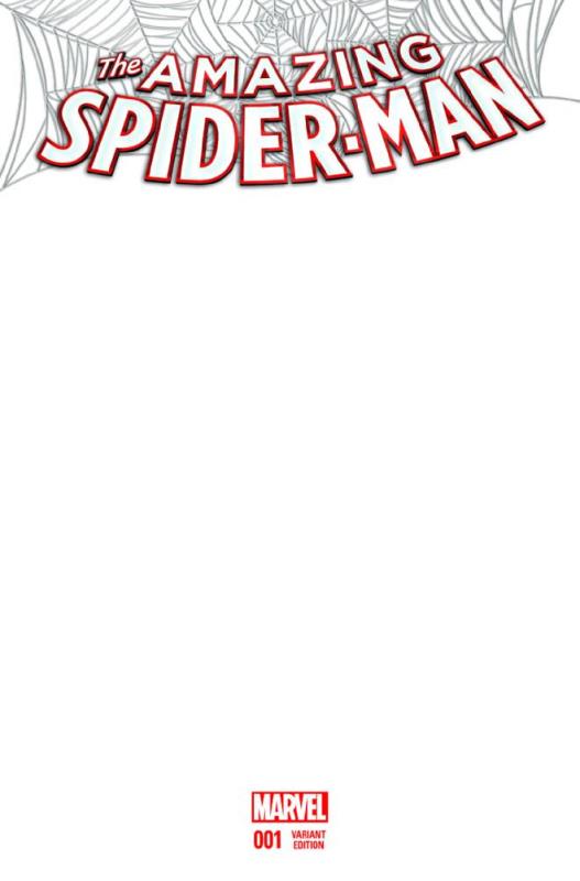 AMAZING SPIDER-MAN #1 BLANK VARIANT