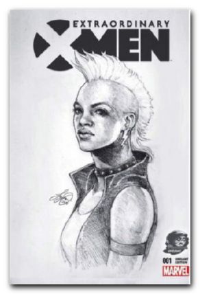 EXTRAORDINARY X-MEN #1 PHANTOM B&W VARIANT