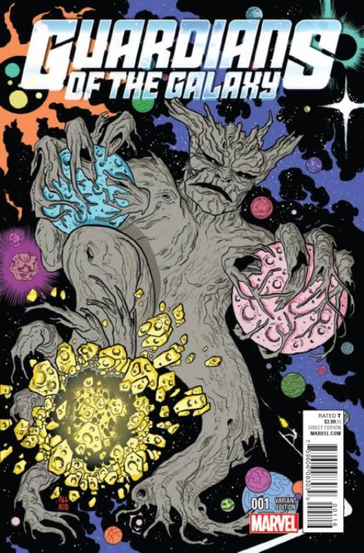 GUARDIANS OF GALAXY #1 1:10 ALLRED KIRBY MONSTER VARIANT