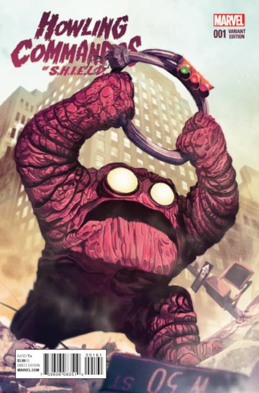 HOWLING COMMANDOS OF SHIELD #1 1:10 KIRBY MONSTER VARIANT