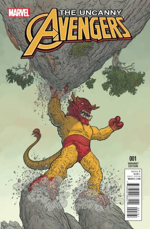 UNCANNY AVENGERS #1 1:10 DARROW KIRBY MONSTER VARIANT