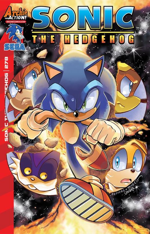 SONIC THE HEDGEHOG #278 REG CVR A PEPPERS