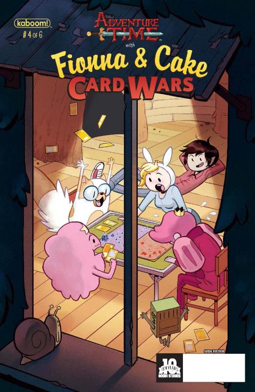 ADVENTURE TIME FIONNA & CAKE CARD WARS #4 (OF 6) SUB TERRACE VARIANT