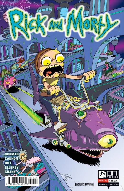 RICK & MORTY #7 INCV VARIANT CALLAHAN