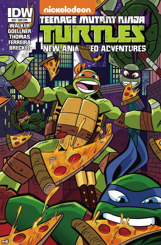 TMNT NEW ANIMATED ADVENTURES #20 SUBSCRIPTION VARIANT