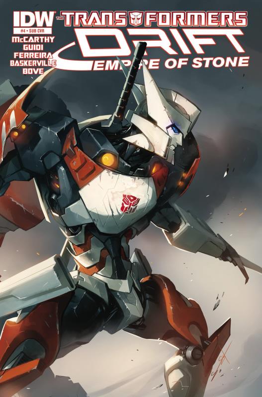 TRANSFORMERS DRIFT EMPIRE OF STONE #4 (OF 4) SUBSCRIPTION VARIANT