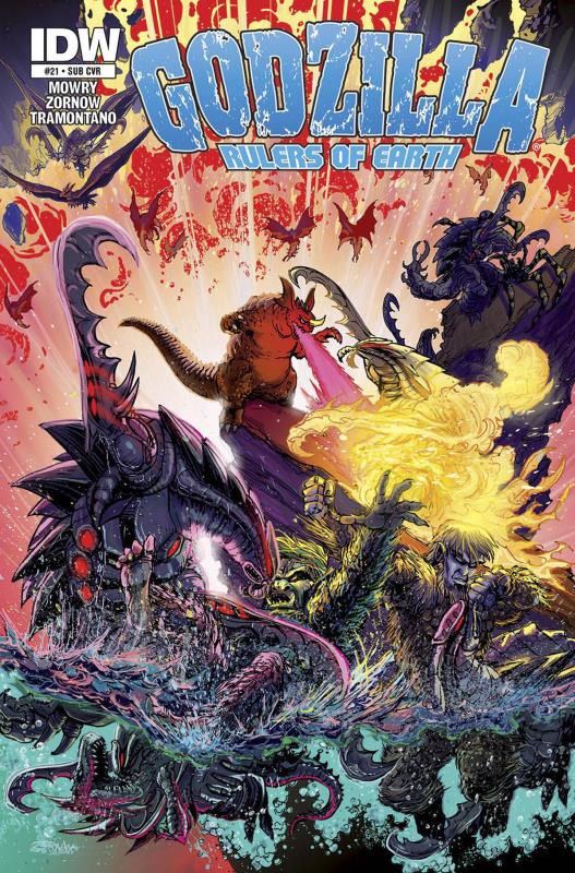GODZILLA RULERS OF THE EARTH #21 SUBSCRIPTION VARIANT