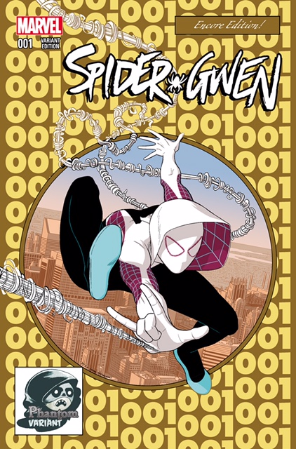 SPIDER-GWEN #1 GOLD ENCORE PHANTOM VARIANT