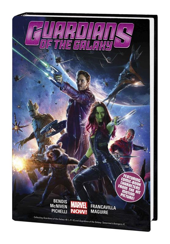 GUARDIANS OF GALAXY HARDCOVER 01 MOVIE CVR