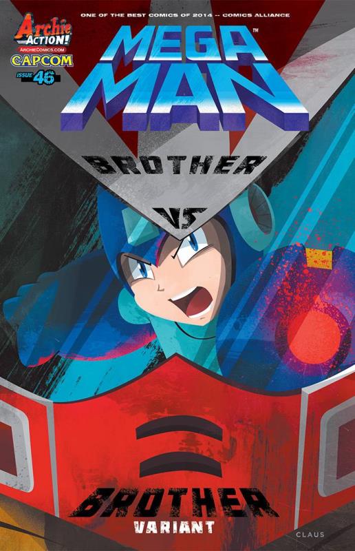 MEGA MAN #46 BROTHER VS BROTHER VARIANT CVR