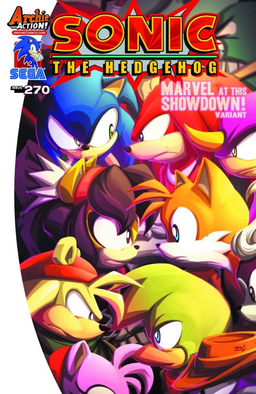 SONIC THE HEDGEHOG #270 MARVEL SHOWDOWN VARIANT CVR