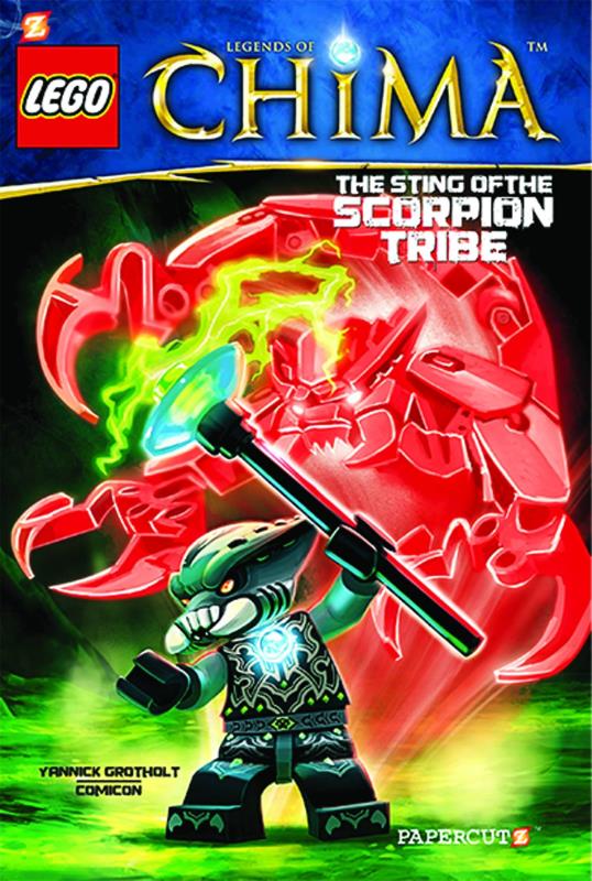 LEGO LEGENDS OF CHIMA HARDCOVER 04 SCORPION TRIBE