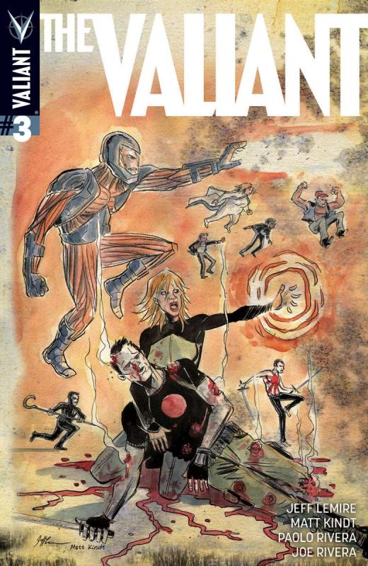 THE VALIANT #3 (OF 4) CVR B 1:20 LEMIRE & KINDT VARIANT (NEXT)