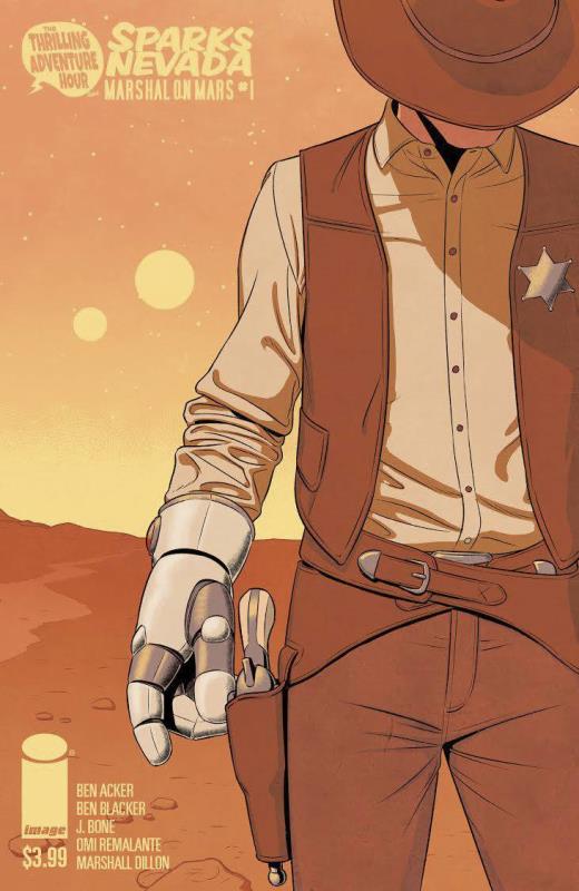 SPARKS NEVADA MARSHAL ON MARS #1 (OF 4) CVR B MCKELVIE VARIANT