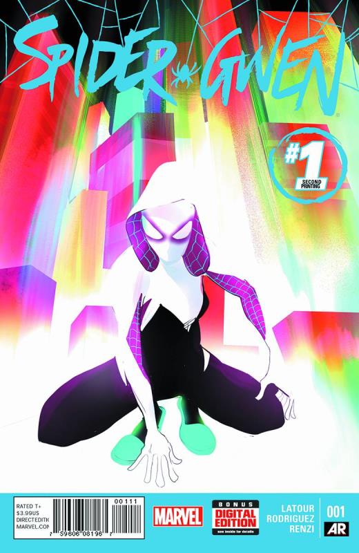 SPIDER-GWEN #1 RODRIGUEZ 2ND PTG VARIANT (PP #1169)