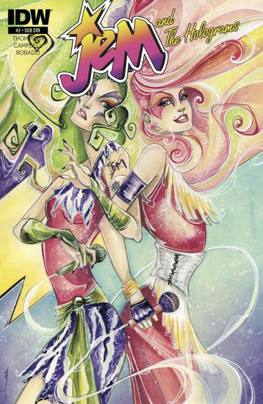 JEM & THE HOLOGRAMS #2 SUBSCRIPTION VARIANT