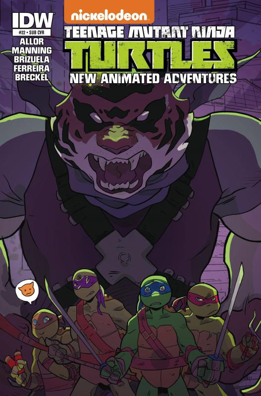 TMNT NEW ANIMATED ADVENTURES #22 SUBSCRIPTION VARIANT