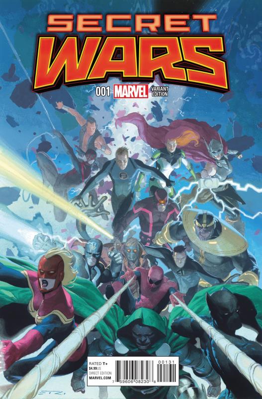 SECRET WARS #1 1:25 RIBIC PROMO VARIANT