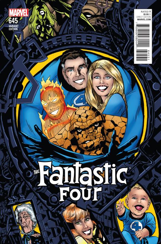 FANTASTIC FOUR #645 GOLDEN CONNECTING VARIANT