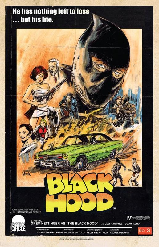 BLACK HOOD #3 DARK CIRCLE MOVIE THROWBACK VARIANT CVR (MR)