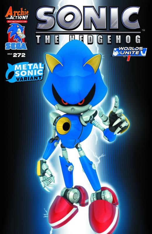 SONIC THE HEDGEHOG #272 METAL SONIC GAME ART SEGA VARIANT CVR