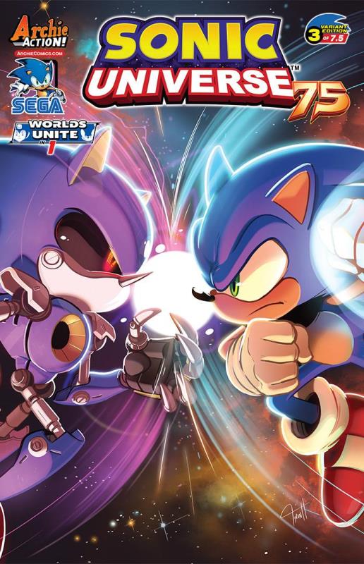 SONIC UNIVERSE #75 HESSE VARIANT CVR