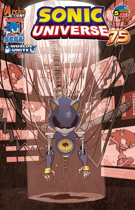 SONIC UNIVERSE #75 PATRICK THOMAS PARNELL VARIANT CVR