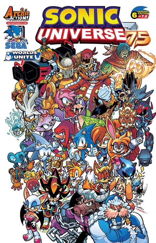 SONIC UNIVERSE #75 LAMAR WELLS VARIANT CVR