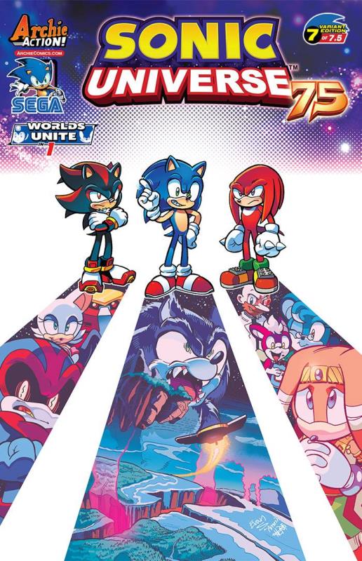 SONIC UNIVERSE #75 EVAN STANLEY VARIANT CVR