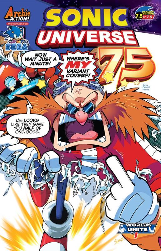 SONIC UNIVERSE #75 JONATHAN GRAY VARIANT CVR