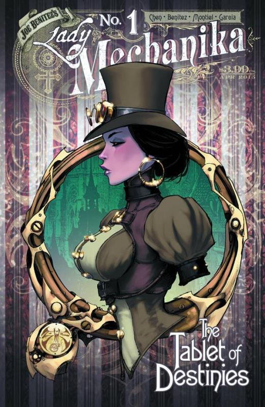 LADY MECHANIKA TABLET OF DESTINIES #1 (OF 6) 1:10 BENITEZ VARIANT (MR)