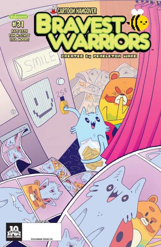 BRAVEST WARRIORS #31 SUBSCRIPTION BLACK VARIANT