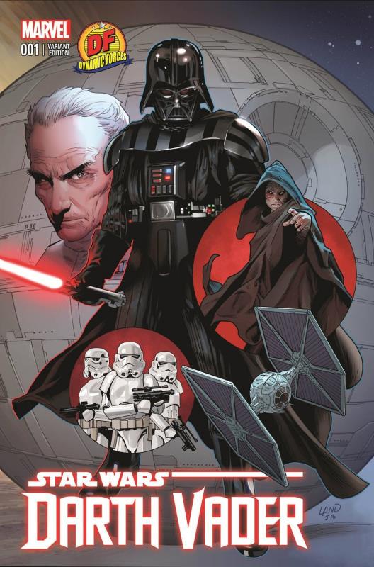 DF DARTH VADER #1 DF EXCL GREG LAND CVR