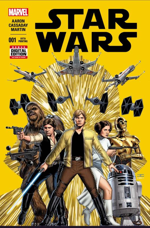 STAR WARS #1 CASSADAY 5TH PTG VARIANT (PP #1174)