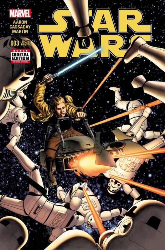 STAR WARS #3 CASSADAY 2ND PTG VARIANT (PP #1174)