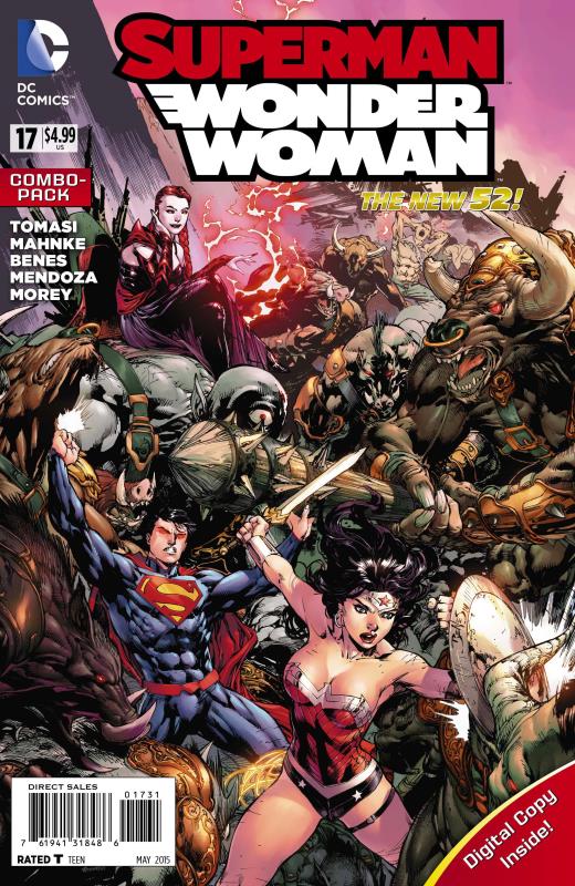 SUPERMAN WONDER WOMAN #17 COMBO PACK